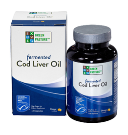 Green Pasture Products Fermented Cod Liver Oil Orange  120  V Caps