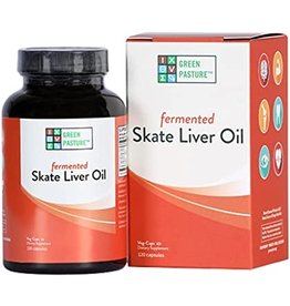 Green Pasture Products Fermented Skate Liver Oil, 120 Capsules