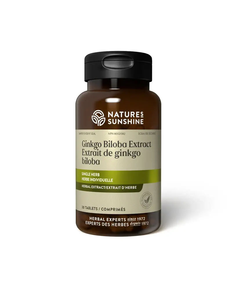 Nature's Sunshine Ginkgo Biloba Extract  (30 tablets)