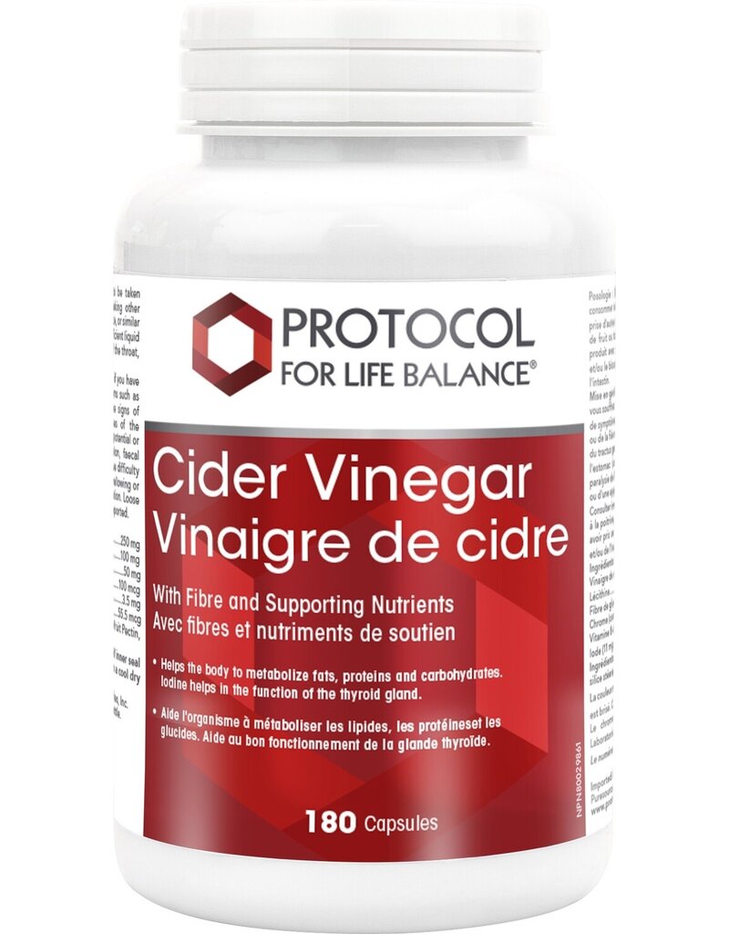 Protocol for Life Balance Cider Vinegar Protocol