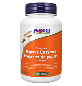 NOW Papaya Enzymes 180 Lozenges