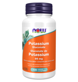 NOW Potassium Gluconate 99 mg 100 tablets