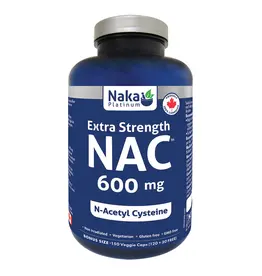 NAKA Extra Strength  NAC 600 mg 150 Capsules