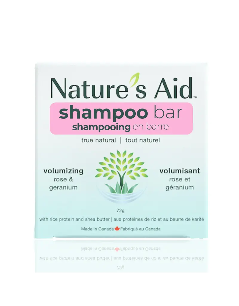 Nature's Aid Shampoo Bar Volumizing Rose & Geranium