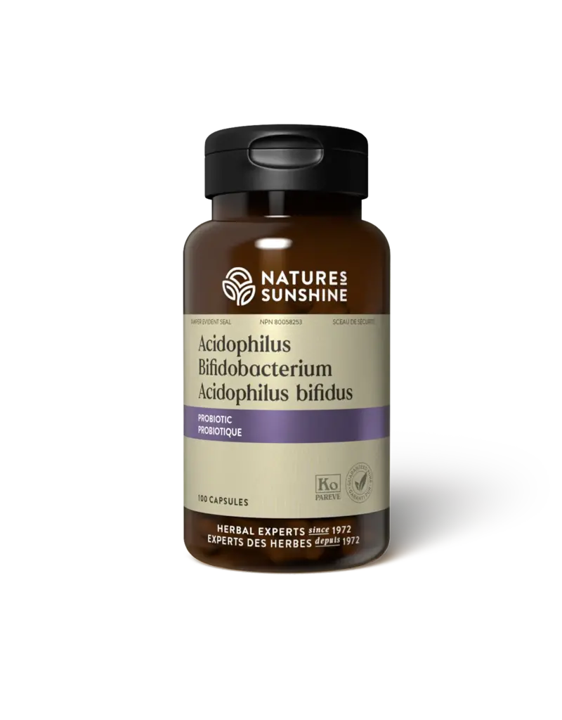 Nature's Sunshine Acidophilus-Bifidobacterium (100 capsules)
