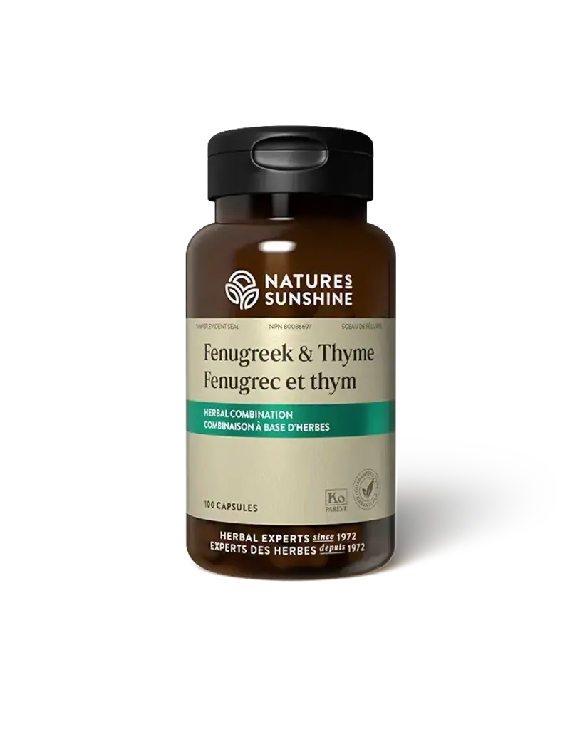 Nature's Sunshine Fenugreek & Thyme (100 capsules)