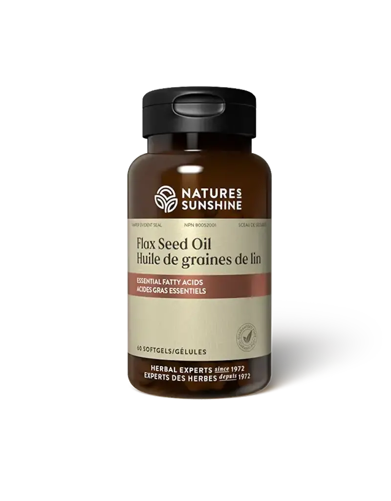 Nature's Sunshine Flax Seed Oil (60 soft gel capsules)