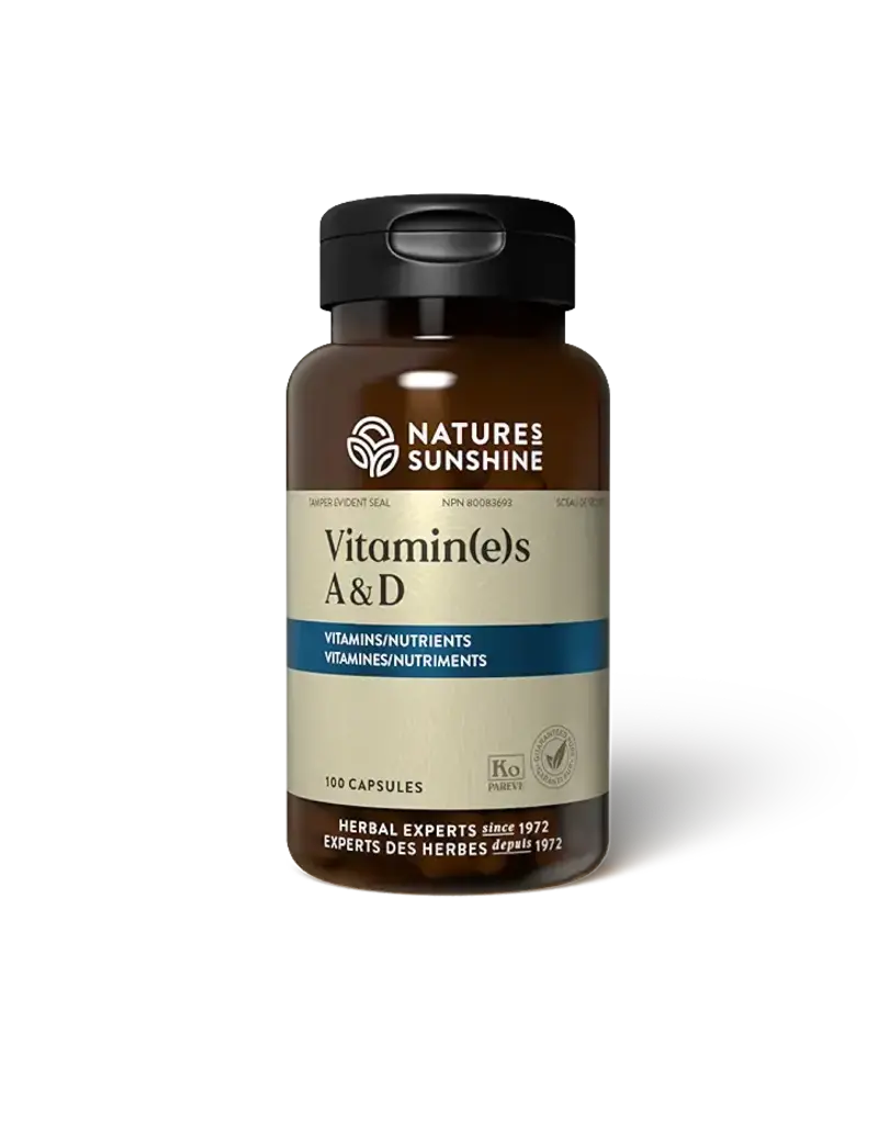 Nature's Sunshine Vitamins A & D (100 soft gel capsules)