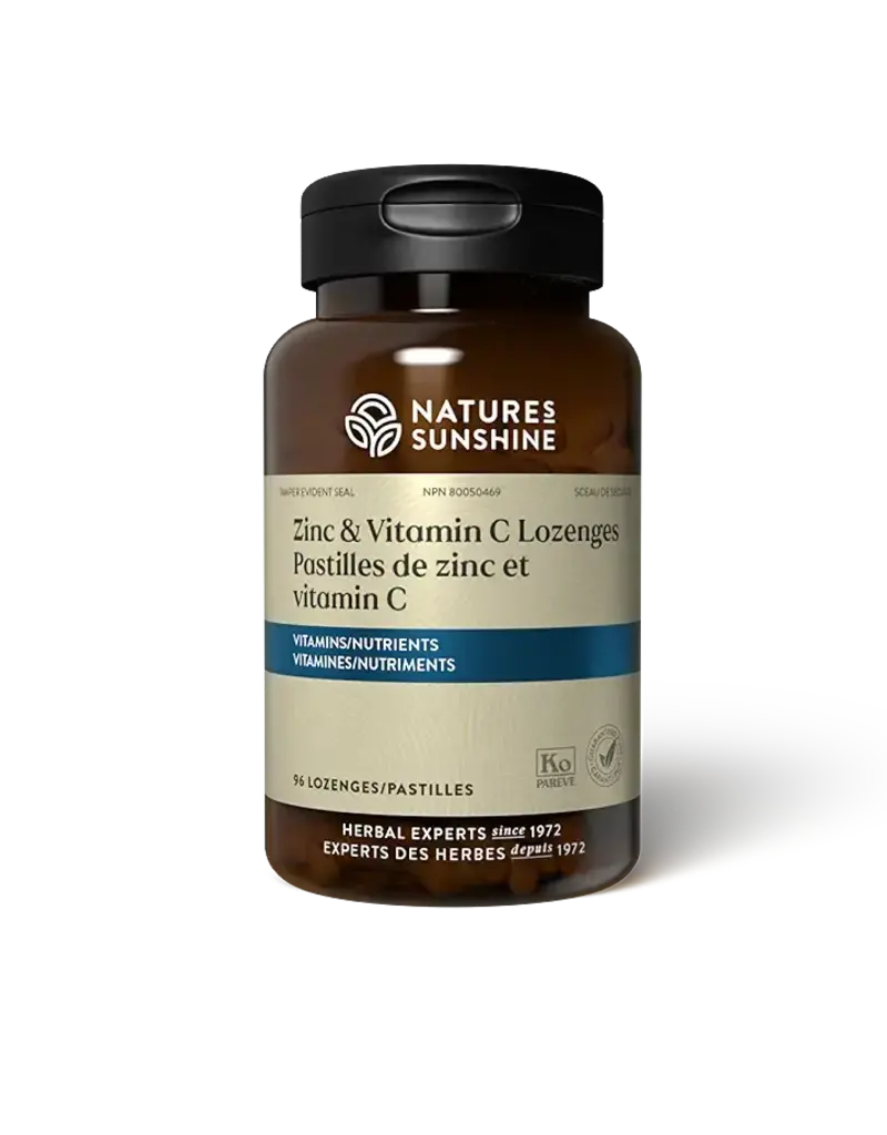 Nature's Sunshine Zinc & Vitamin C Lozenges (96 lozenges)