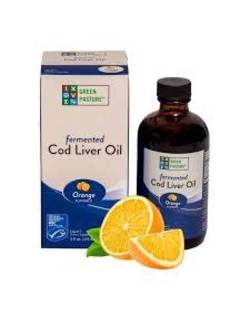 Green Pasture Products Fermented Cod Liver Oil Orange 6 fl.oz.
