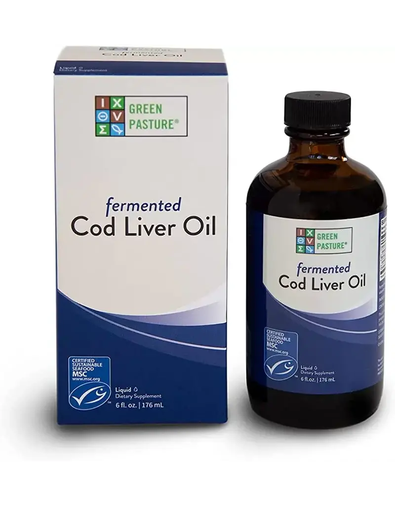 Green Pasture Products Fermented Cod Liver Oil unflavored 6 fl.oz.