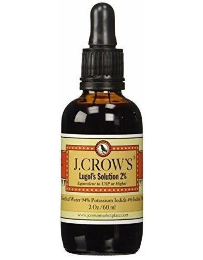 J. Crows Lugol's Iodine Solution 2% 60mL