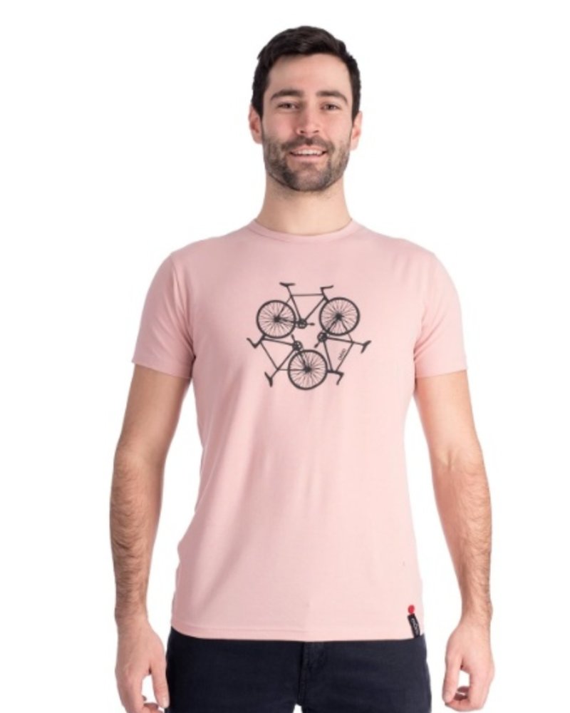 t shirt homme rose