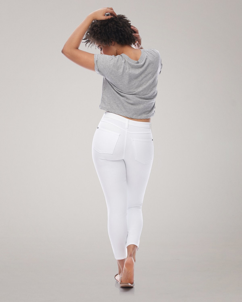 YOGA JEANS RACHEL SKINNY CLASSIC RISE BLANC Boutique Nomade