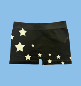 Stars Short Black and White - Youth One Size