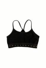 Black Rhinestone Cami - Youth One Size