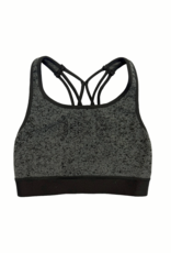 Strappy Sports Bra Charcoal - Adult One Size