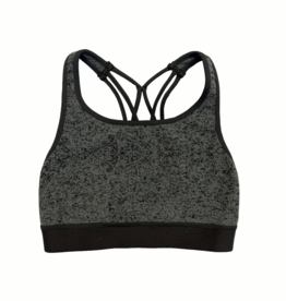 Strappy Sports Bra Charcoal - Adult One Size Strappy Sports Bra Charcoal - Adult One Size
