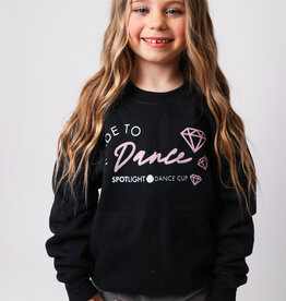 Made to Dance Black Crewneck
