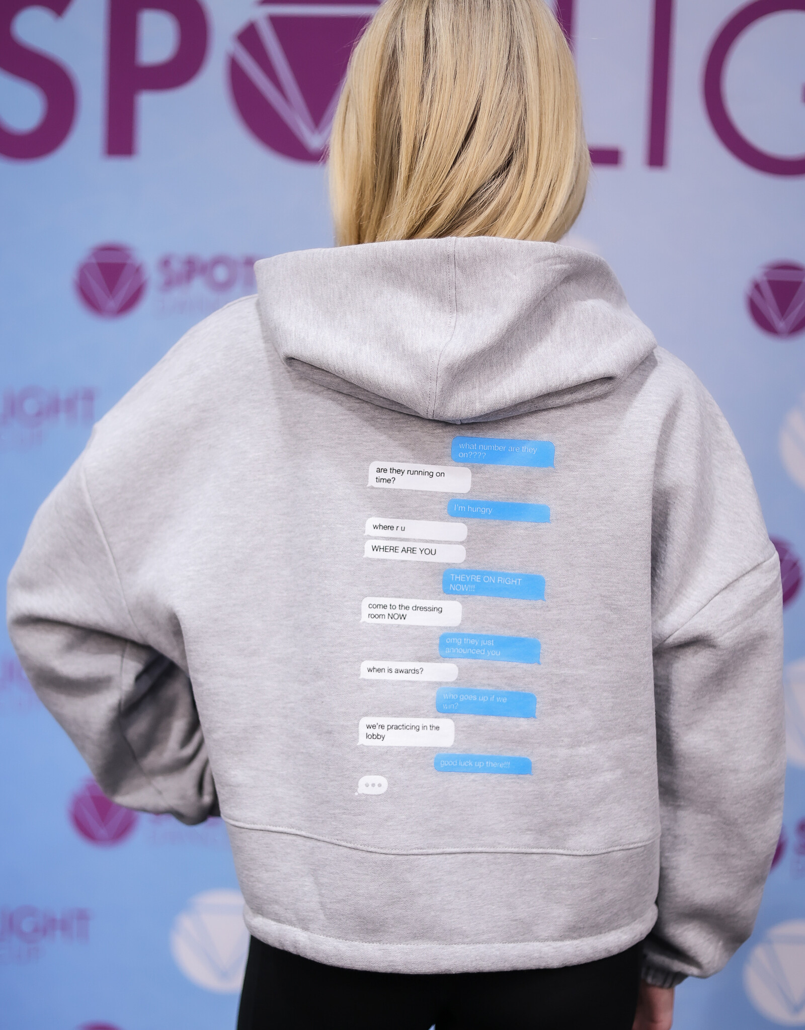 DANCE COMP TEXT HOODIE