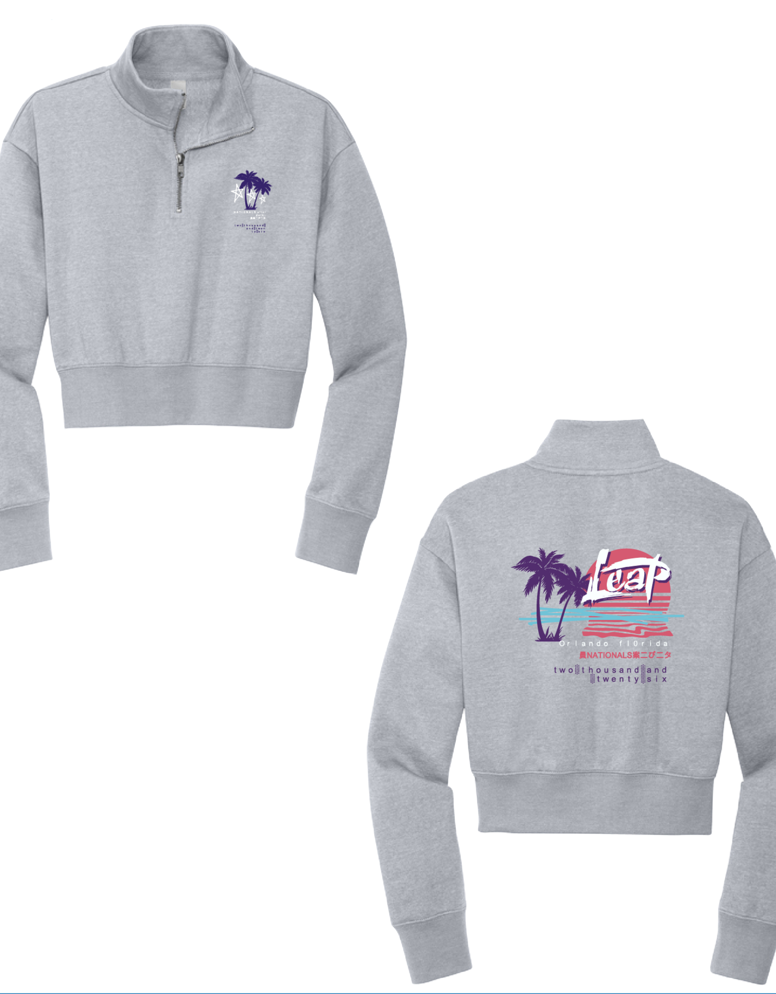 2026 Leap! Nationals Cropped Quarter Zip
