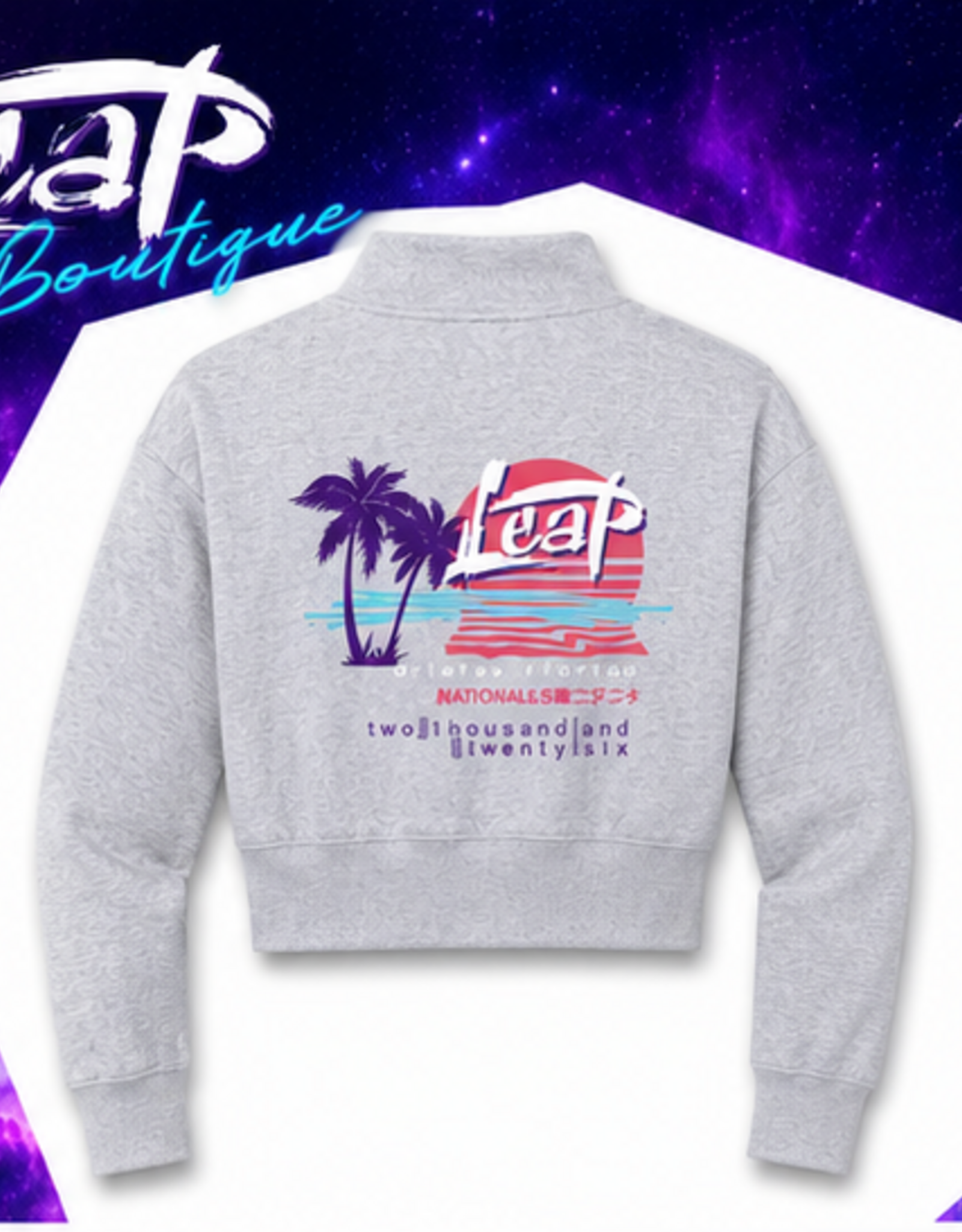 2026 Leap! Nationals Cropped Quarter Zip