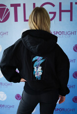 L - JAZZ TIE BOTTOM HOODIE