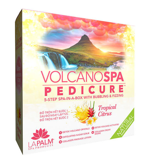 La Palm La Palm Volcano Spa 6 Steps 36/Box - Tropical Citrus