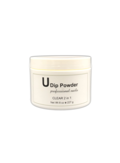 U Dip U DIP Powder 8 oz Jar - Crystal Clear 2 in 1
