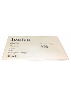 Ionica IONICA Crystal Rhinestones Black