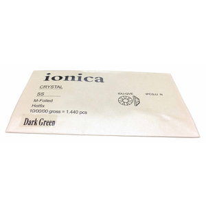 Ionica IONICA Crystal Rhinestones Dark Green