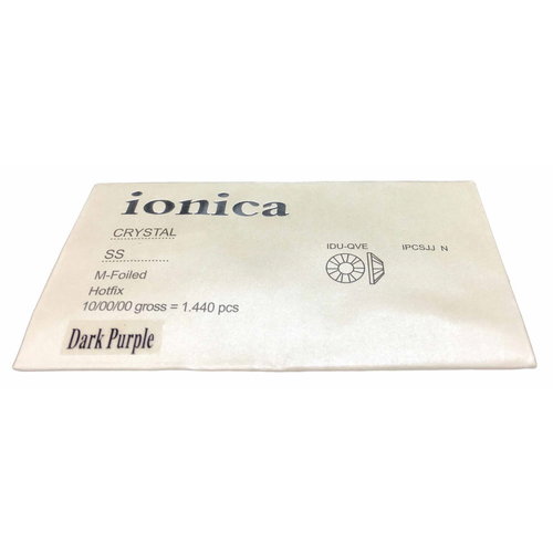 Ionica IONICA Crystal Rhinestones Dark Purple