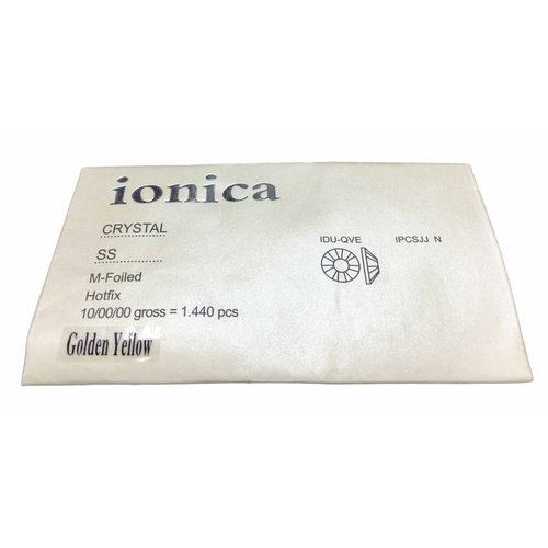 Ionica IONICA Crystal Rhinestones Golden Yellow Ionica IONICA Crystal Rhinestones Golden Yellow