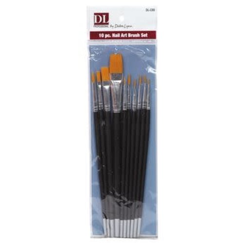 A.C.T. DL 10 pcs Nail Art Brush Set A.C.T. DL 10 pcs Nail Art Brush Set
