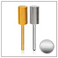 Carbide Startool STF 3/32 Fine (Large Head) Silver