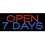 BK LED Sign LDA022 OPEN 7 DAYS