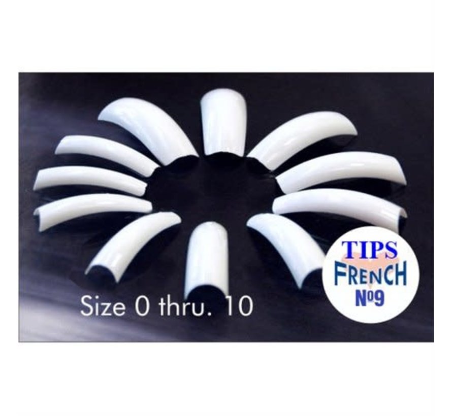 #01 LAMOUR Tips French Blue 50 pcs