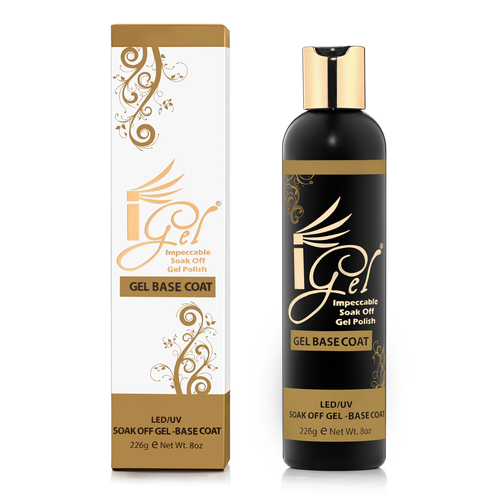 iGEL UV/LED Gel Base Coat REFILL 8 oz (FREE 12 bottles .5oz) iGEL UV/LED Gel Base Coat REFILL 8 oz (FREE 12 bottles .5oz)