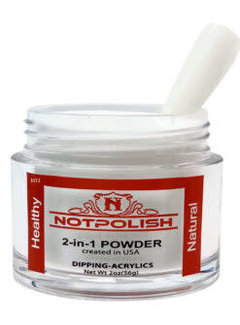 Not Polish NOTPOLISH 2 in 1 Powder - OG101 Milky White - 2 oz