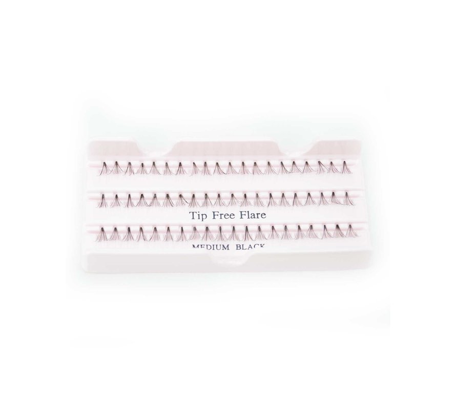 BS Tip Free Lashes Med Single 10 Trays