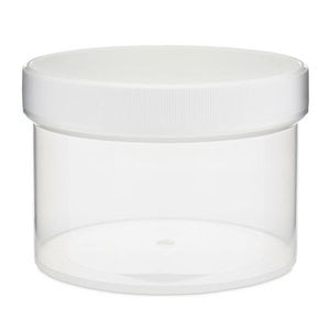A.C.T. Plastic White Jar with Lid 24 oz