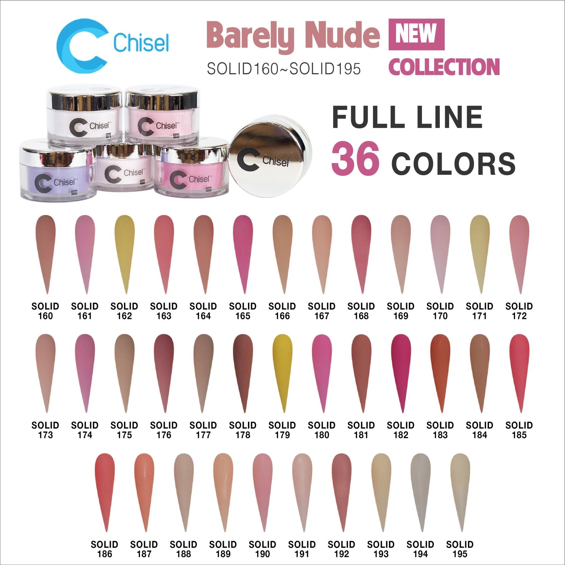 chisel-nude-dip-powder-collection-36-colors-solid-160-195