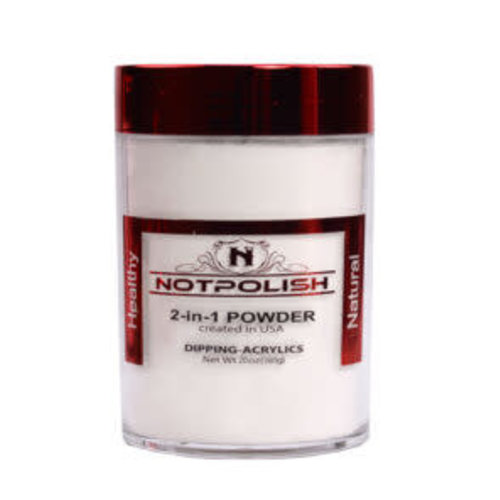 NOTPOLISH Dip Powder 101 Milky White Refill 16oz