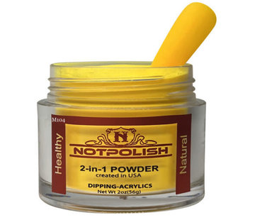 Not Polish NOTPOLISH 2 in 1 Powder - M104 Yellow Mamba - 2 oz