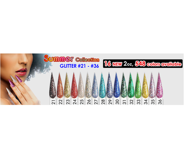 Chisel CHISEL Glitter Dip Powder Collection 16 Colors