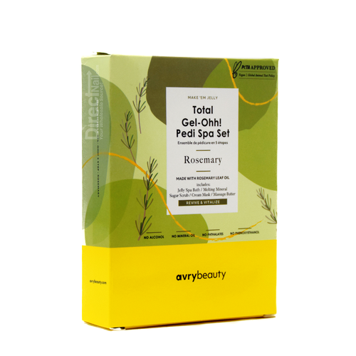 GEL-OHH! PEDI SPA SET 5 Step - Rosemary 50/Box GEL-OHH! PEDI SPA SET 5 Step - Rosemary 50/Box