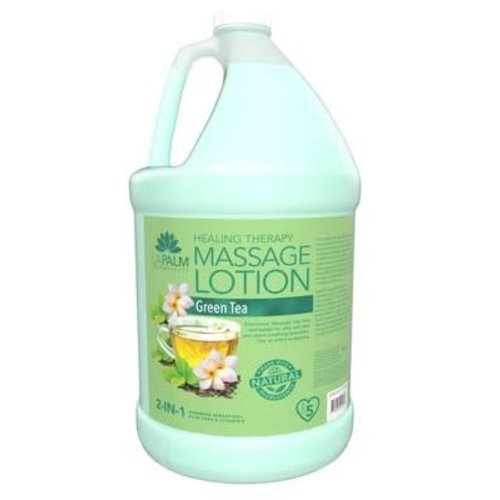 La Palm LA PALM Organic Healing Lotion Green Tea Gallon 4/Box La Palm LA PALM Organic Healing Lotion Green Tea Gallon 4/Box