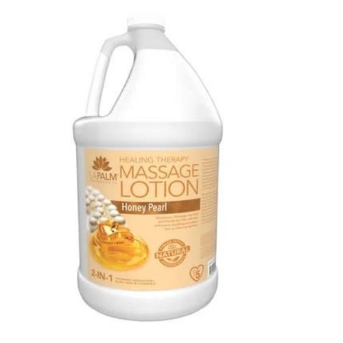 La Palm La Palm Organic Healing Lotion Honey Pearl Gallon 4/Box La Palm La Palm Organic Healing Lotion Honey Pearl Gallon 4/Box