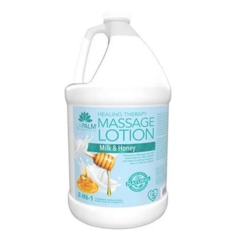 La Palm La Palm Organic Healing Lotion Milk & Honey Gallon 4/Box La Palm La Palm Organic Healing Lotion Milk & Honey Gallon 4/Box