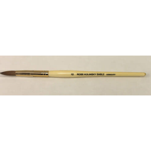 Rose Kolinsky Nail Brush #12 Rose Kolinsky Nail Brush #12